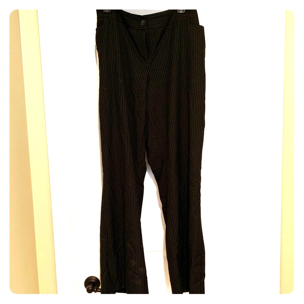 Plus Size Classic Flare Cut Trousers